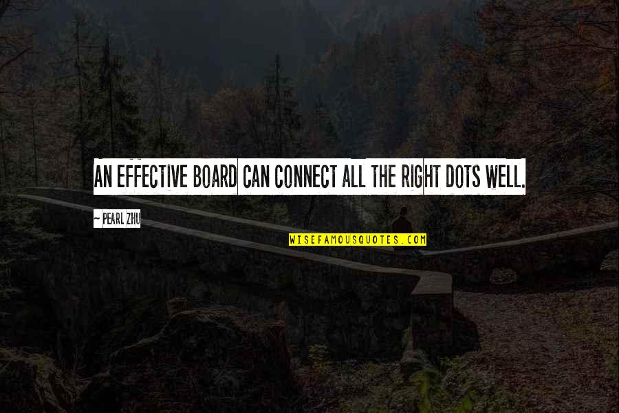 Fiji First Candidates Quotes By Pearl Zhu: An effective Board can connect all the right