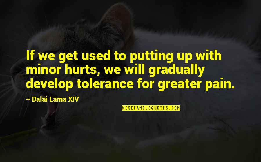 Filby British Spy Quotes By Dalai Lama XIV: If we get used to putting up with Filby British Spy Quotes By Dalai Lama XIV: If we get used to putting up with