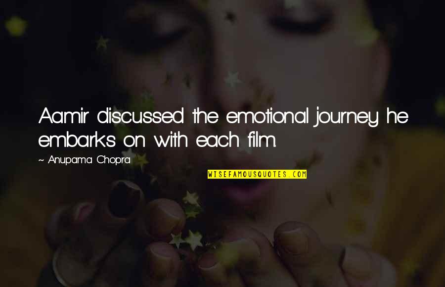 Film Making Quotes By Anupama Chopra: Aamir discussed the emotional journey he embarks on
