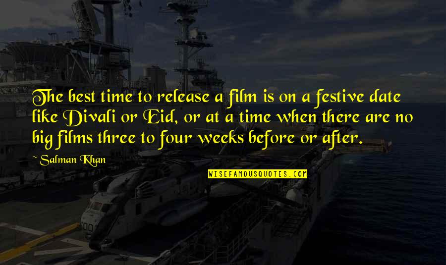 Film Release Quotes By Salman Khan: The best time to release a film is