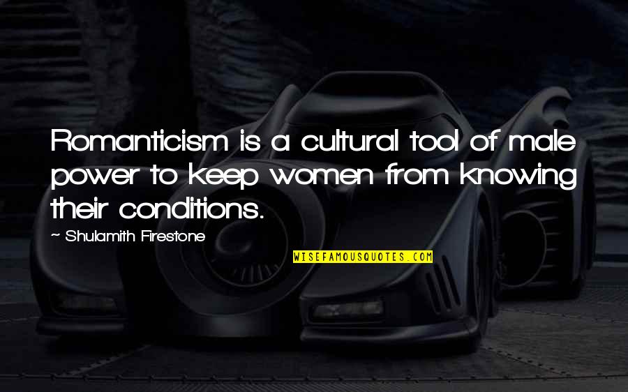 Filmic Pro Quotes By Shulamith Firestone: Romanticism is a cultural tool of male power Filmic Pro Quotes By Shulamith Firestone: Romanticism is a cultural tool of male power