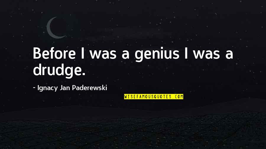 Filtrine Quotes By Ignacy Jan Paderewski: Before I was a genius I was a Filtrine Quotes By Ignacy Jan Paderewski: Before I was a genius I was a