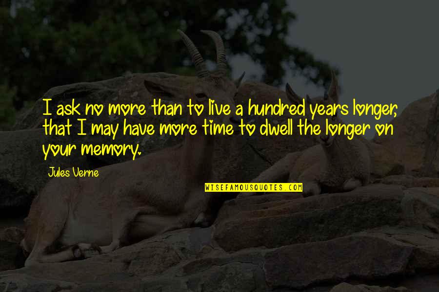Finagle Bagel Quotes By Jules Verne: I ask no more than to live a Finagle Bagel Quotes By Jules Verne: I ask no more than to live a