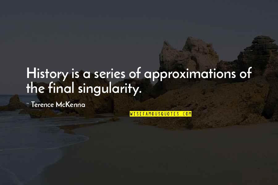 Final Quotes By Terence McKenna: History is a series of approximations of the