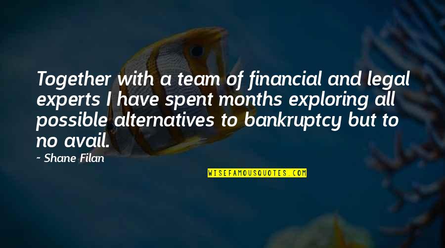Financial Experts Quotes By Shane Filan: Together with a team of financial and legal Financial Experts Quotes By Shane Filan: Together with a team of financial and legal