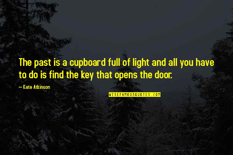 Find The Light Quotes By Kate Atkinson: The past is a cupboard full of light