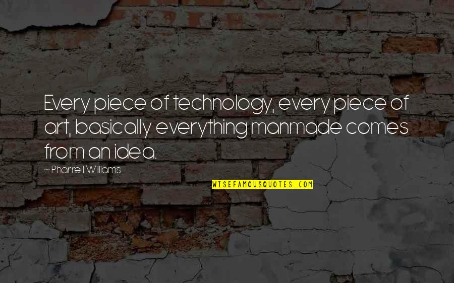 Finding A Better Man Quotes By Pharrell Williams: Every piece of technology, every piece of art,