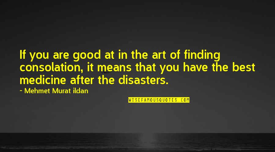 Finding Good Quotes By Mehmet Murat Ildan: If you are good at in the art