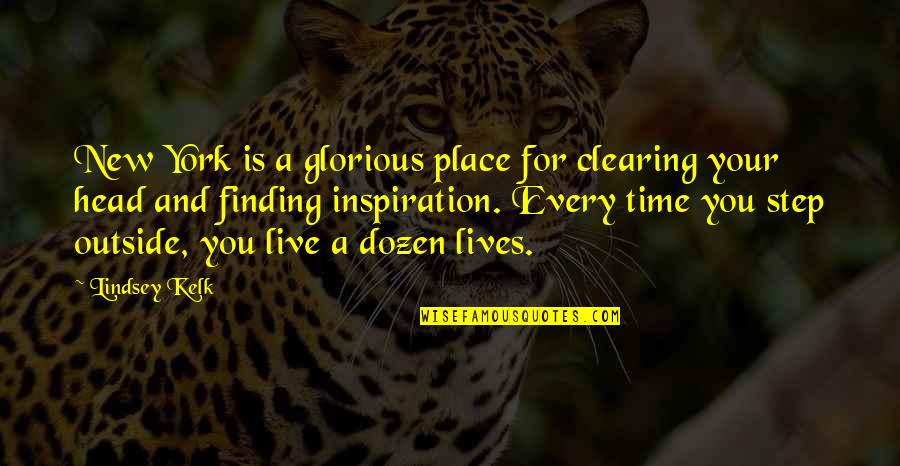 Finding Your Place Quotes By Lindsey Kelk: New York is a glorious place for clearing