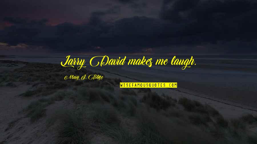 Fine Art Photographer Quotes By Mary J. Blige: Larry David makes me laugh. Fine Art Photographer Quotes By Mary J. Blige: Larry David makes me laugh.