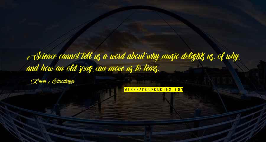 Finir Conjugaison Quotes By Erwin Schrodinger: Science cannot tell us a word about why Finir Conjugaison Quotes By Erwin Schrodinger: Science cannot tell us a word about why