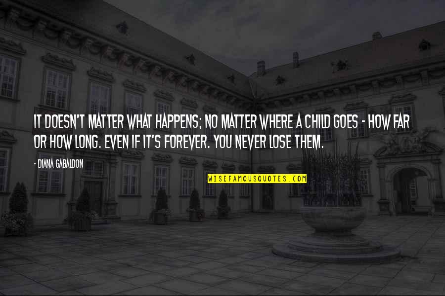 Finishing Finals Quotes By Diana Gabaldon: It doesn't matter what happens; no matter where