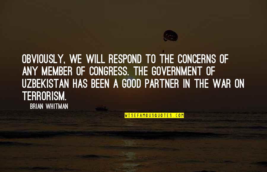 Finn Whitman Quotes By Brian Whitman: Obviously, we will respond to the concerns of