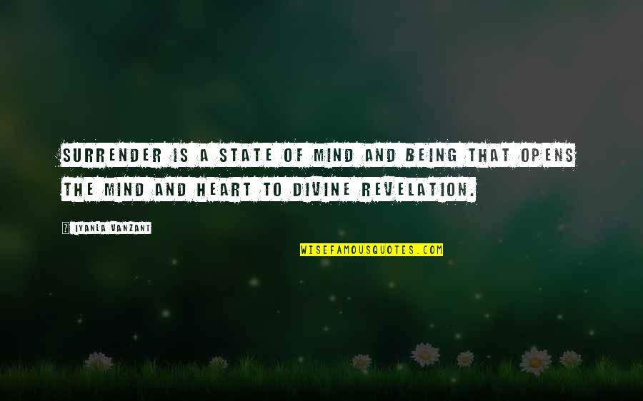 Firearm Inspirational Quotes By Iyanla Vanzant: Surrender is a state of mind and being Firearm Inspirational Quotes By Iyanla Vanzant: Surrender is a state of mind and being