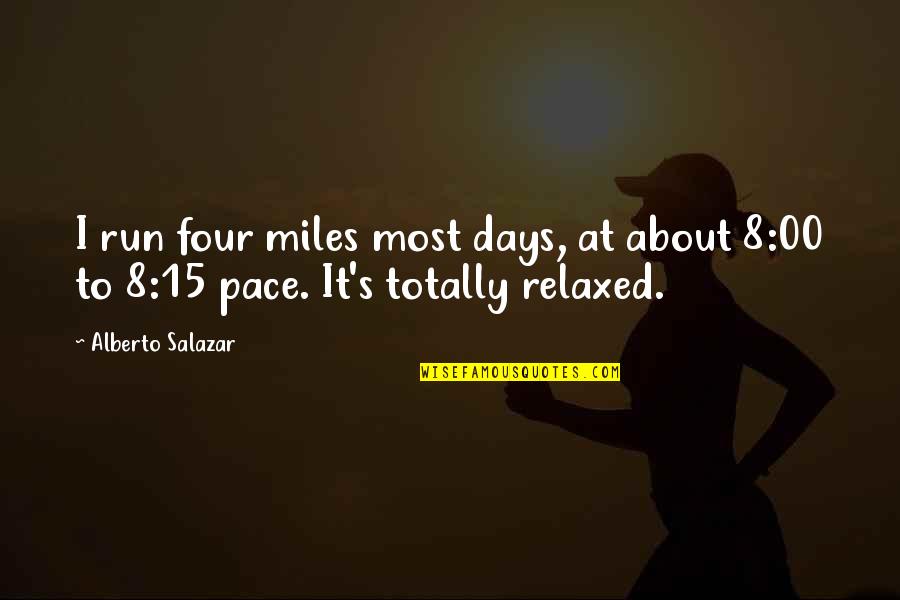 Firefox Stock Quotes By Alberto Salazar: I run four miles most days, at about