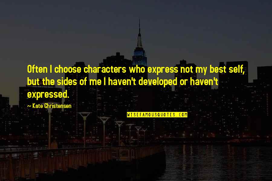 Firefox Stock Quotes By Kate Christensen: Often I choose characters who express not my Firefox Stock Quotes By Kate Christensen: Often I choose characters who express not my