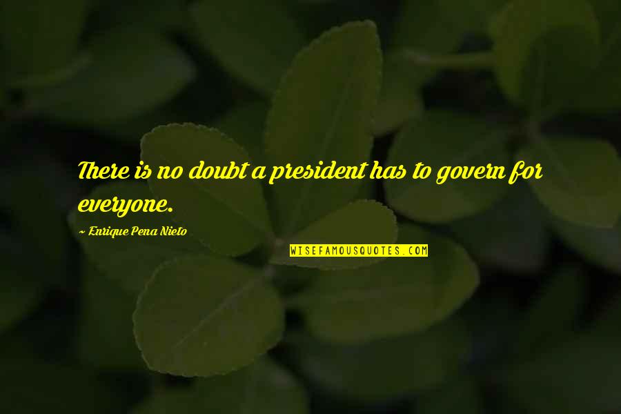 Firewalker Beer Quotes By Enrique Pena Nieto: There is no doubt a president has to Firewalker Beer Quotes By Enrique Pena Nieto: There is no doubt a president has to
