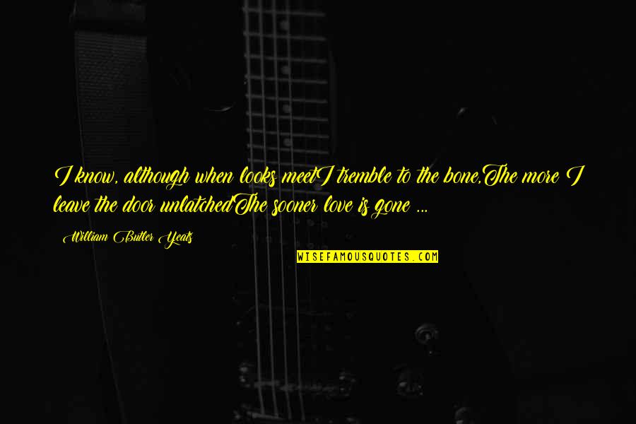 Firgil Quotes By William Butler Yeats: I know, although when looks meetI tremble to Firgil Quotes By William Butler Yeats: I know, although when looks meetI tremble to