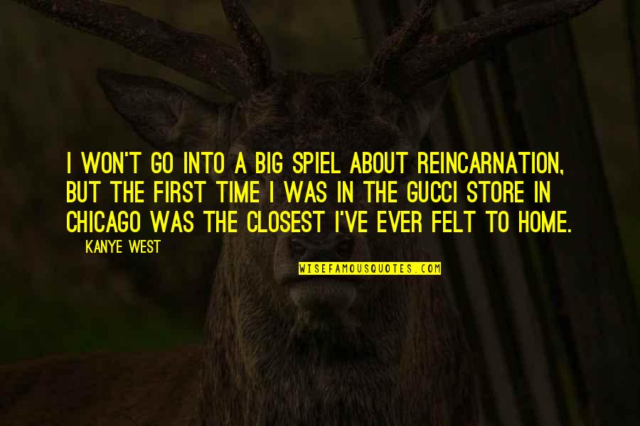 First Chicago Quotes By Kanye West: I won't go into a big spiel about First Chicago Quotes By Kanye West: I won't go into a big spiel about