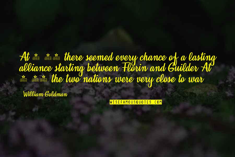 First Day College Wishes Quotes By William Goldman: At 8:23 there seemed every chance of a First Day College Wishes Quotes By William Goldman: At 8:23 there seemed every chance of a