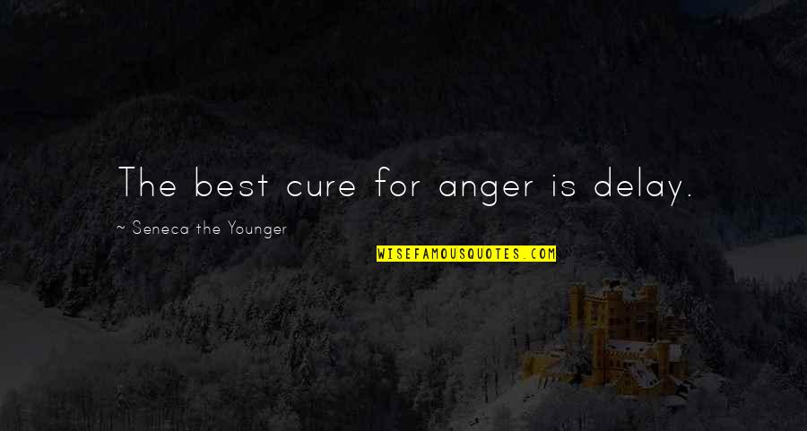 First Time Meeting You Quotes By Seneca The Younger: The best cure for anger is delay.