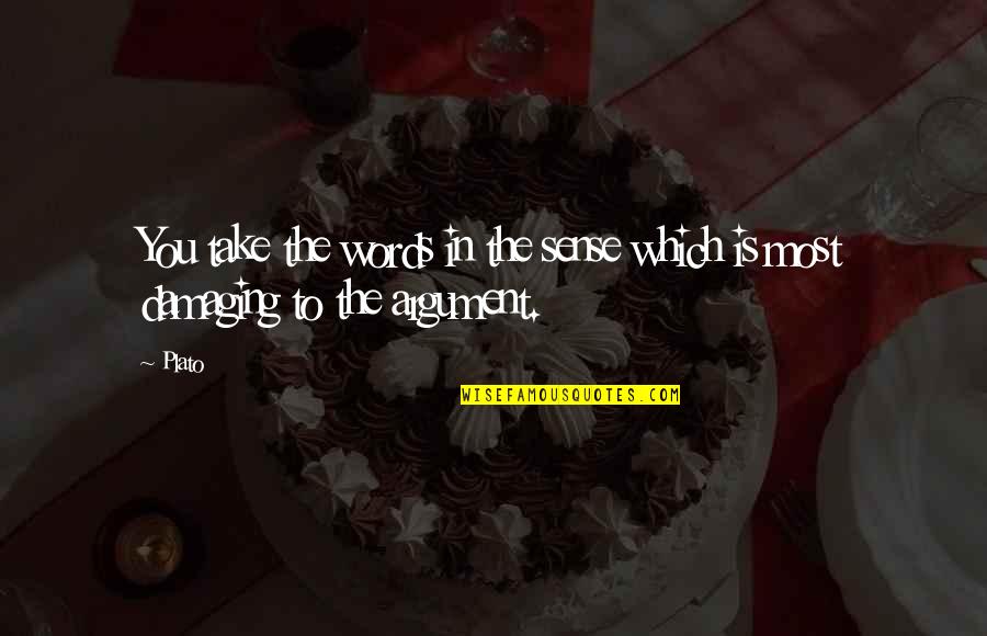 Fisayo Adarabioyo Quotes By Plato: You take the words in the sense which