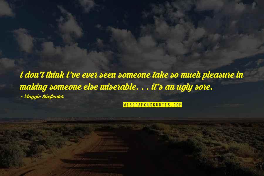 Fislinger's Quotes By Maggie Stiefvater: I don't think I've ever seen someone take