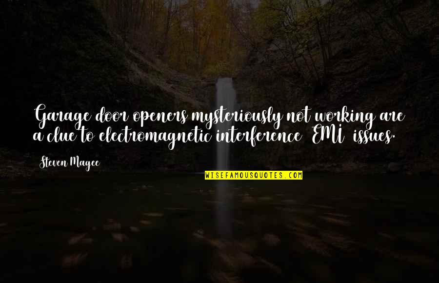 Fissan For Foot Quotes By Steven Magee: Garage door openers mysteriously not working are a