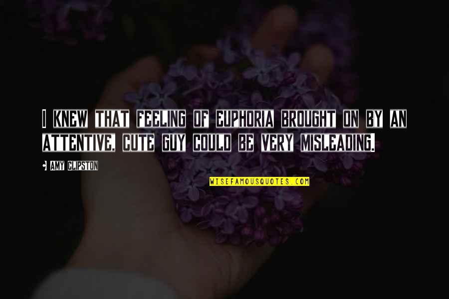Fitchett Mann Quotes By Amy Clipston: I knew that feeling of euphoria brought on Fitchett Mann Quotes By Amy Clipston: I knew that feeling of euphoria brought on
