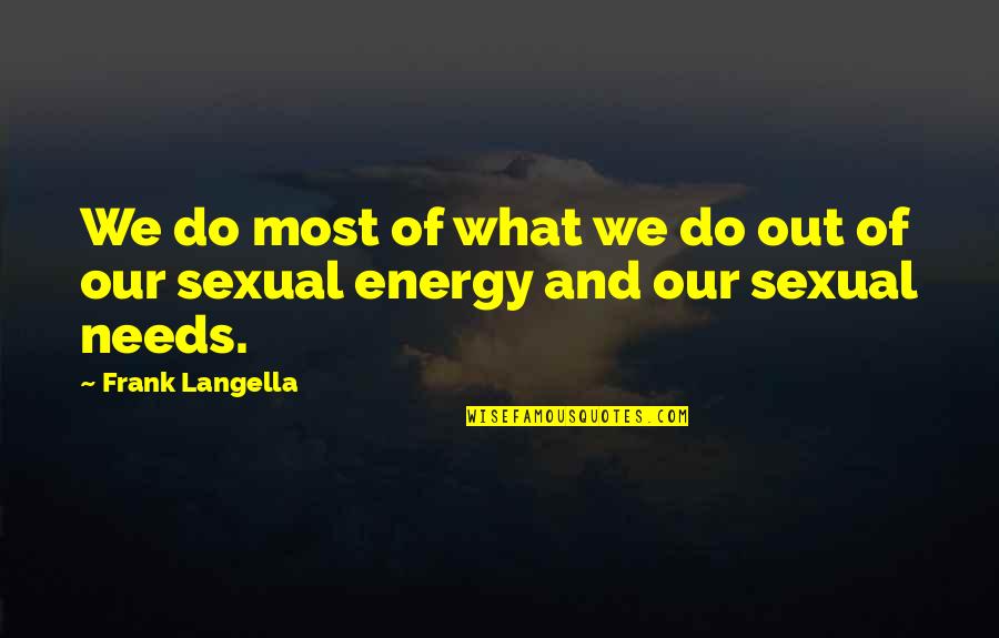 Fitspiration Pictures And Quotes By Frank Langella: We do most of what we do out