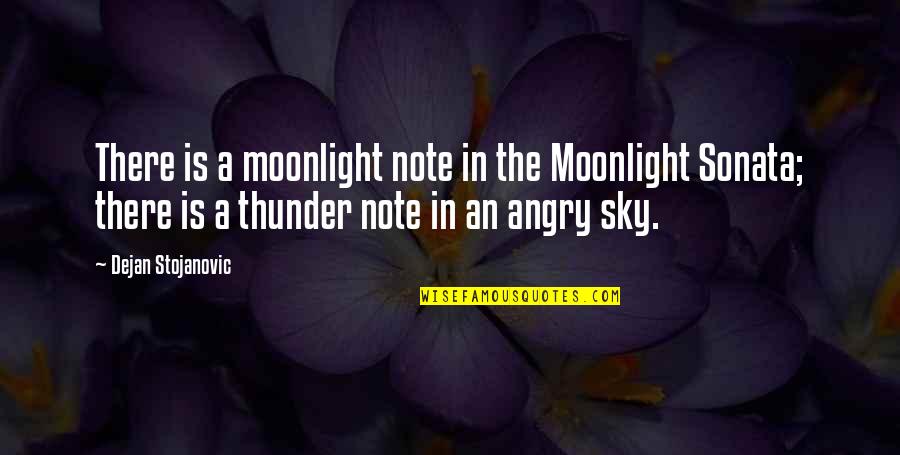 Fiyat Nedir Quotes By Dejan Stojanovic: There is a moonlight note in the Moonlight