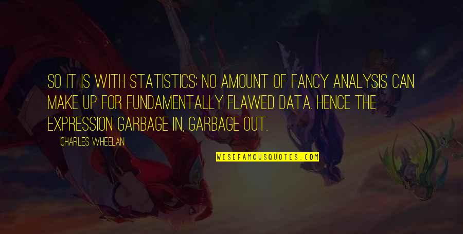 Flawed's Quotes By Charles Wheelan: So it is with statistics; no amount of