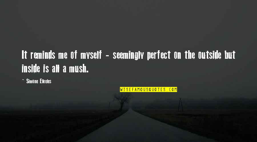 Fleishman Yeast Quotes By Simone Elkeles: It reminds me of myself - seemingly perfect Fleishman Yeast Quotes By Simone Elkeles: It reminds me of myself - seemingly perfect