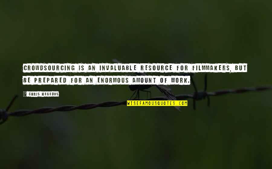 Flerted Quotes By Chris Hegedus: Crowdsourcing is an invaluable resource for filmmakers, but