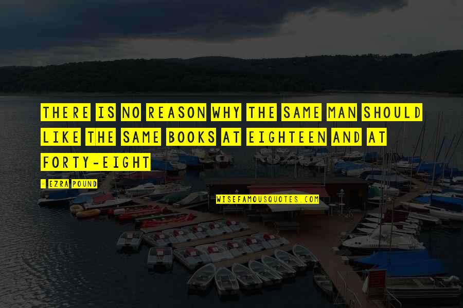 Fletu Quotes By Ezra Pound: There is no reason why the same man