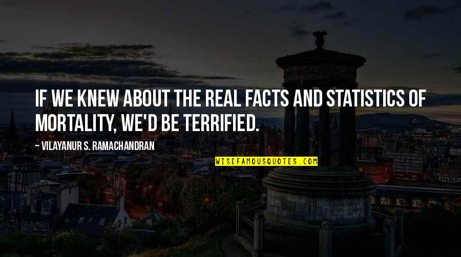 Flickered Antonyms Quotes By Vilayanur S. Ramachandran: If we knew about the real facts and Flickered Antonyms Quotes By Vilayanur S. Ramachandran: If we knew about the real facts and