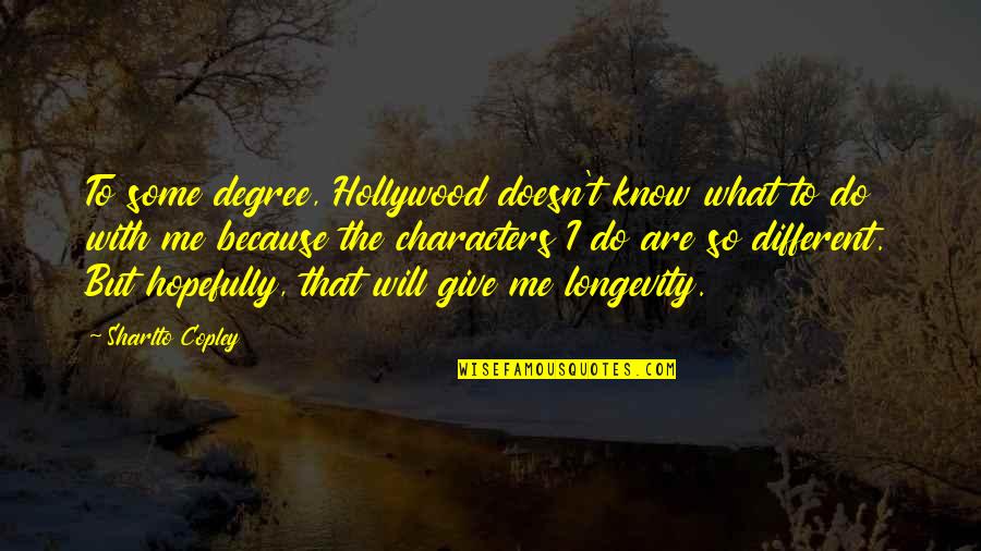 Flier Flies Quotes By Sharlto Copley: To some degree, Hollywood doesn't know what to Flier Flies Quotes By Sharlto Copley: To some degree, Hollywood doesn't know what to