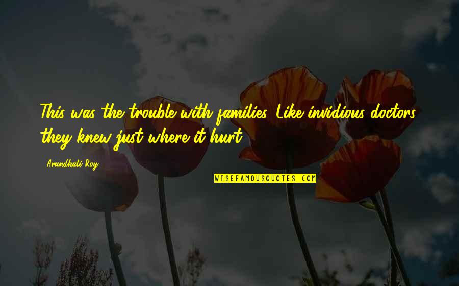 Flip The Script Quotes By Arundhati Roy: This was the trouble with families. Like invidious