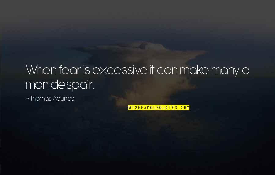 Flipside Hudson Quotes By Thomas Aquinas: When fear is excessive it can make many Flipside Hudson Quotes By Thomas Aquinas: When fear is excessive it can make many