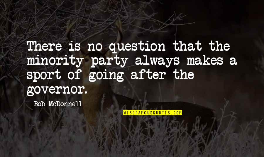 Flohmarkt Winterthur Quotes By Bob McDonnell: There is no question that the minority party Flohmarkt Winterthur Quotes By Bob McDonnell: There is no question that the minority party