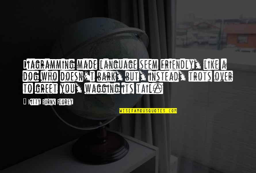 Florey's Quotes By Kitty Burns Florey: Diagramming made language seem friendly, like a dog