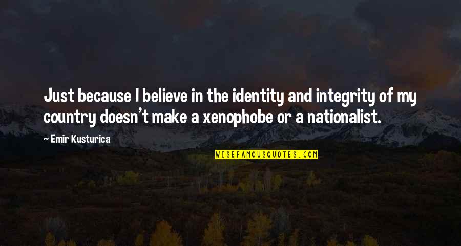 Florida Map Quotes By Emir Kusturica: Just because I believe in the identity and Florida Map Quotes By Emir Kusturica: Just because I believe in the identity and