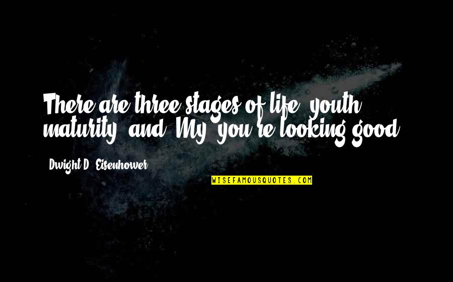 Flotilla Quotes By Dwight D. Eisenhower: There are three stages of life: youth, maturity,