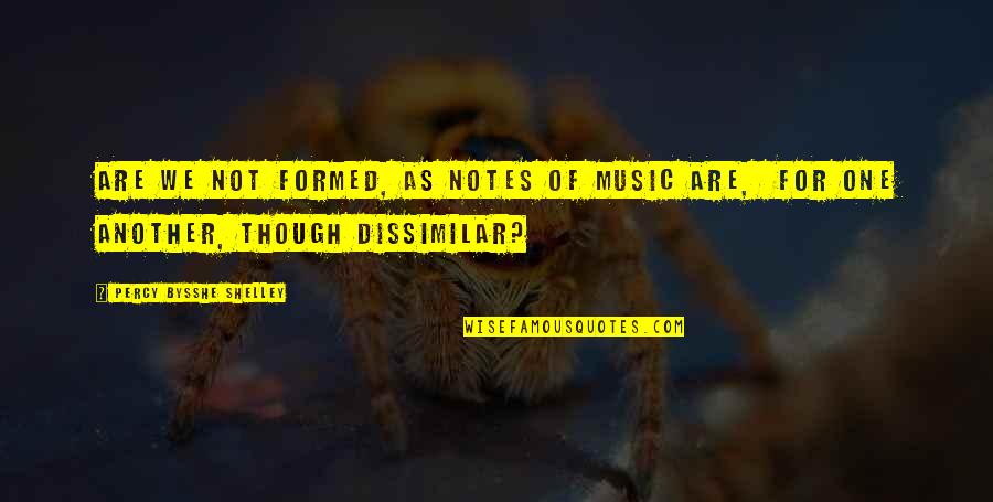 Flowers And Growth Quotes By Percy Bysshe Shelley: Are we not formed, as notes of music Flowers And Growth Quotes By Percy Bysshe Shelley: Are we not formed, as notes of music