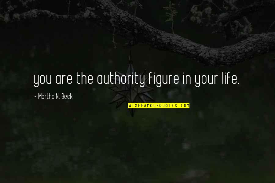 Flubbing Urban Quotes By Martha N. Beck: you are the authority figure in your life. Flubbing Urban Quotes By Martha N. Beck: you are the authority figure in your life.