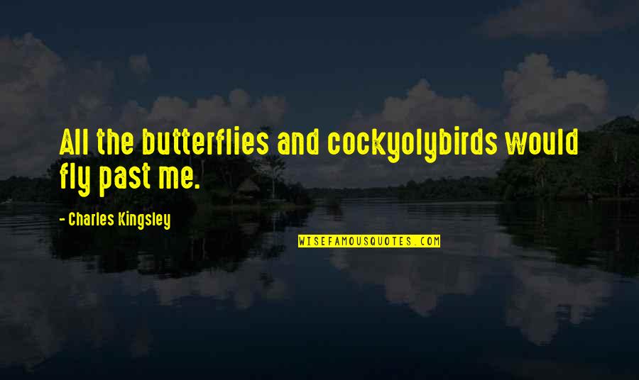 Fly Butterfly Quotes By Charles Kingsley: All the butterflies and cockyolybirds would fly past Fly Butterfly Quotes By Charles Kingsley: All the butterflies and cockyolybirds would fly past