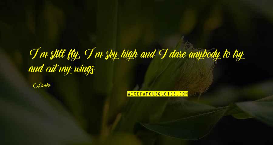Fly High Sky Quotes By Drake: I'm still fly, I'm sky high and I