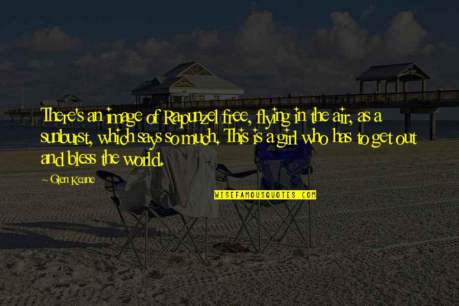 Flying Free Quotes By Glen Keane: There's an image of Rapunzel free, flying in Flying Free Quotes By Glen Keane: There's an image of Rapunzel free, flying in