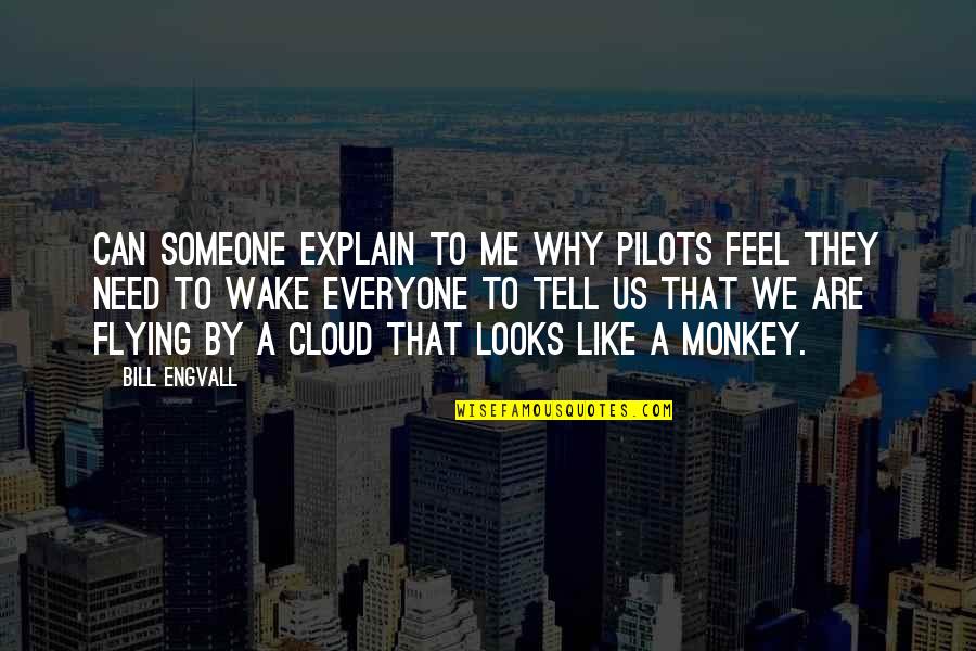 Flying Monkey Quotes By Bill Engvall: Can someone explain to me why pilots feel