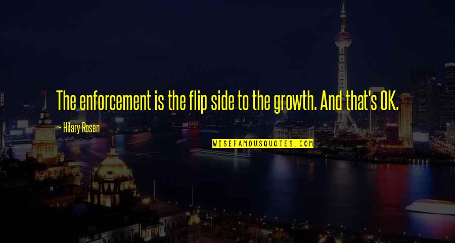 Fmab Edward Elric Quotes By Hilary Rosen: The enforcement is the flip side to the